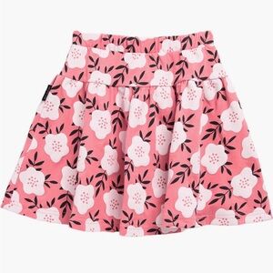 Charming Pink Floral Skirt for Kids